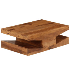 Table basse Bois massif de Sesham 90 x 60 x 30 cm