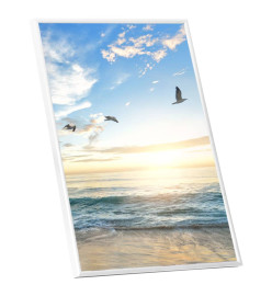 Collage de cadres photo 5 pcs de mur Blanc 42x59,4 cm MDF