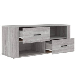 Meuble TV Sonoma gris 100x35x40 cm Bois d'ingénierie