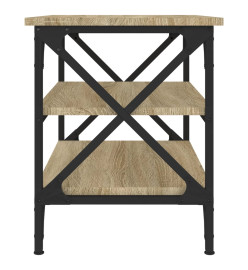 Table d'appoint Chêne sonoma 55x38x45 cm Bois d'ingénierie