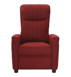 Fauteuil inclinable Rouge bordeaux Tissu