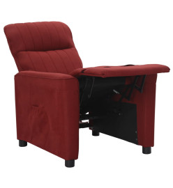 Fauteuil inclinable Rouge bordeaux Tissu