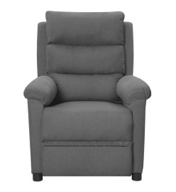 Fauteuil inclinable Gris clair Tissu