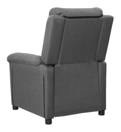 Fauteuil inclinable Gris clair Tissu