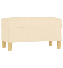 Banc Crème 70x35x41 cm Tissu