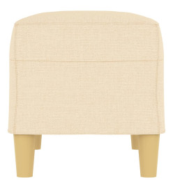 Banc Crème 70x35x41 cm Tissu