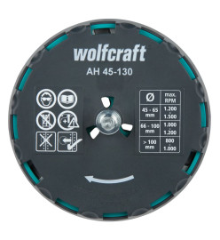 wolfcraft Scie cloche ajustable AH 45-130 30 mm Métal 5978000