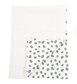 CHILDHOME Couverture pour bébé 100x80 cm Jersey Léopard