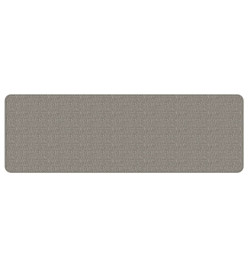 Tapis de couloir aspect sisal argenté 50x150 cm