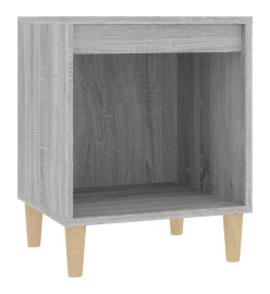 Table de chevet Sonoma gris 40x35x50 cm