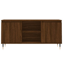 Meuble TV chêne marron 104x35x50 cm bois d'ingénierie