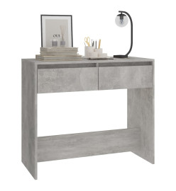 Table console Gris béton 89x41x76,5 cm Acier