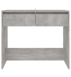 Table console Gris béton 89x41x76,5 cm Acier