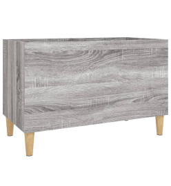 Armoire à disques sonoma gris 74,5x38x48 cm bois d'ingénierie