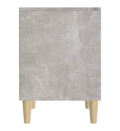 Table de chevet Gris béton 40x35x50 cm