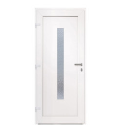 Porte d'entrée anthracite 88x200 cm PVC