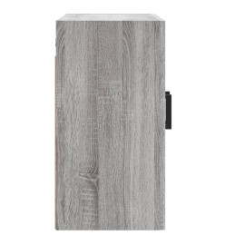 Armoire murale sonoma gris 60x31x60 cm bois d'ingénierie