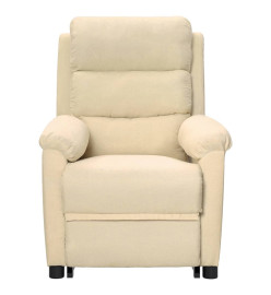 Fauteuil de massage Crème Tissu