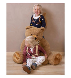 CHILDHOME Ours assis en peluche 76 cm