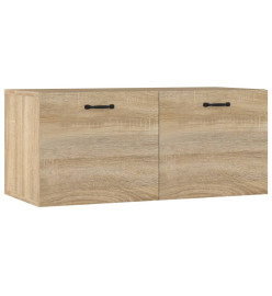 Armoire murale Chêne sonoma 80x35x36,5 cm Bois d'ingénierie