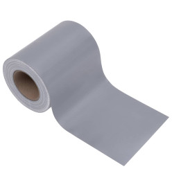 Écrans d'intimité de jardin 4 pcs PVC 35x0,19 m Gris clair mat