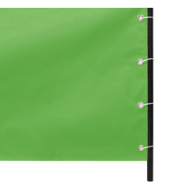 Écran de balcon Vert clair 120x240 cm Tissu Oxford