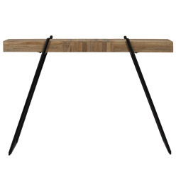 Table console 120 x 35 x 81 cm Teck recyclé