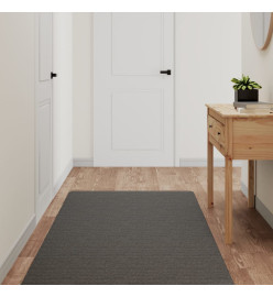 Tapis de couloir anthracite 80x180 cm