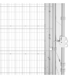 Chenil extérieur Acier galvanisé 9,68 m²