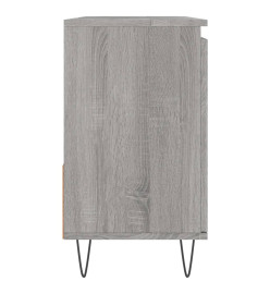 Armoire de bain sonoma gris 65x33x60 cm bois d'ingénierie