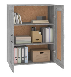 Armoire murale suspendue Sonoma gris 69,5x32,5x90 cm