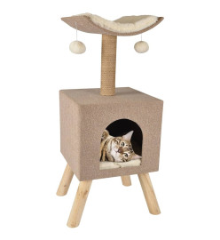 FLAMINGO Arbre à gratter pour chat Scandi Beige 43,5x40x54,5 cm 560554