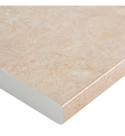 Comptoir de cuisine Beige avec texture 30x60x2,8 cm Aggloméré