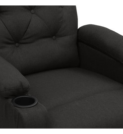 Fauteuil de massage Noir Tissu