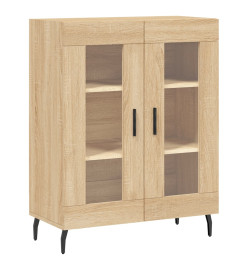 Buffet haut Chêne sonoma 69,5x34x180 cm Bois d'ingénierie