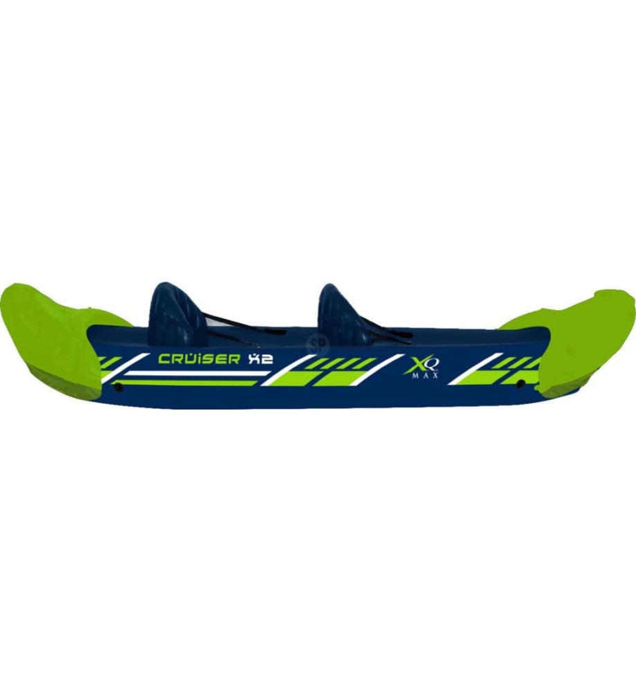 XQ Max Kayak Cruiser X2 308x91x51 cm Bleu et vert