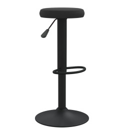 Tabourets de bar 2 pcs Noir Velours