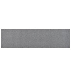 Tapis de couloir Gris foncé 80x300 cm