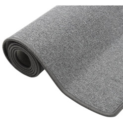 Tapis de couloir Gris foncé 80x300 cm