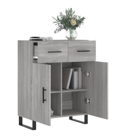 Buffet sonoma gris 69,5x34x90 cm bois d'ingénierie