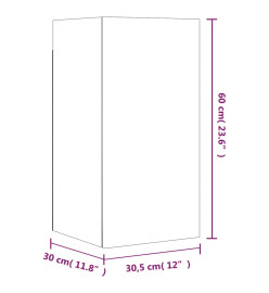 Ensemble de meubles TV 7 pcs Sonoma gris Bois d'ingénierie