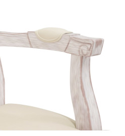 Chaise à manger beige 62x59,5x100,5 cm lin