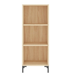 Buffet chêne sonoma 34,5x32,5x90 cm bois d'ingénierie