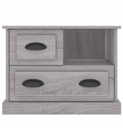 Table de chevet sonoma gris 60x39x45 cm