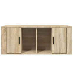 Meuble TV Chêne sonoma 100x35x40 cm Bois d'ingénierie