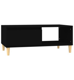 Table basse Noir 90x50x36,5 cm Bois d'ingénierie