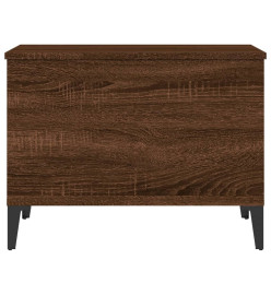 Table basse Chêne marron 60x44,5x45 cm Bois d'ingénierie