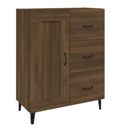 Buffet Chêne marron 69,5x34x90 cm Bois d'ingénierie