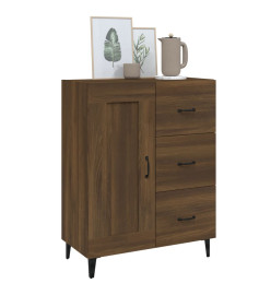 Buffet Chêne marron 69,5x34x90 cm Bois d'ingénierie