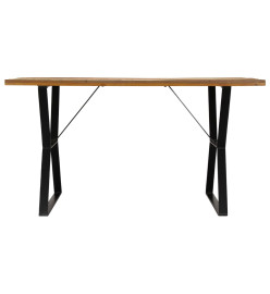 Table de salle à manger 140x80x76cm Bois de récupération massif